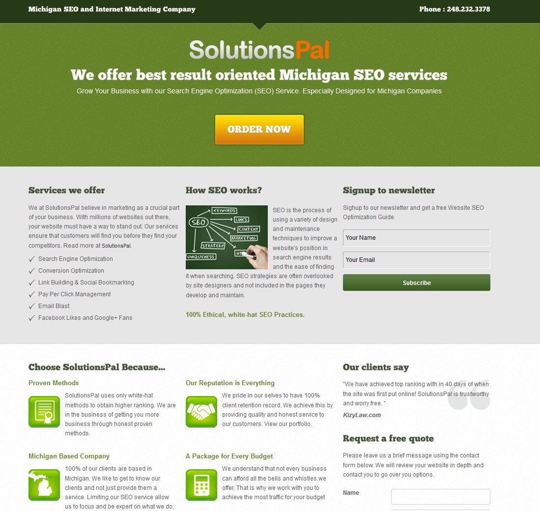 Michigan SEO - SolutionsPal | Internet Marketing Company